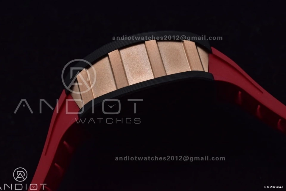 Rubber V Red Edition Lotus ModernLook 1:1 1020 Strap Dial A7750 KVF on Chrono Crystal Best RM011 NTPT 0324